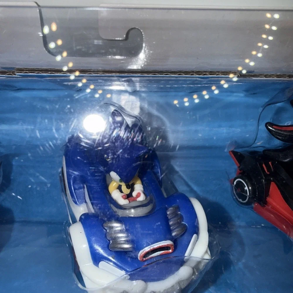 Jakks Sonic The Hedgehog 1:64 DieCast Vehicles 3-Pack Silver, Sonic & Shadow NIB